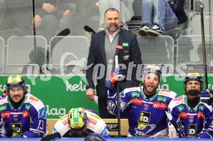 Eishockey ICE Bundesliga.  Winn2day ICE Hockey League. VSV gegen HCB Suedtirol Alperia.  Trainer Pierre Allard  (VSV). Villach, am 28.12.2025.
Foto: Kuess
www.qspictures.net
---
pressefotos, pressefotografie, kuess, qs, qspictures, sport, bild, bilder, bilddatenbank