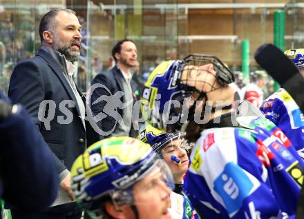 Eishockey ICE Bundesliga.  Winn2day ICE Hockey League. VSV gegen HCB Suedtirol Alperia.   Trainer Pierre Allard, Co-Trainer Marco Pewal (VSV). Villach, am 28.12.2025.
Foto: Kuess
www.qspictures.net
---
pressefotos, pressefotografie, kuess, qs, qspictures, sport, bild, bilder, bilddatenbank