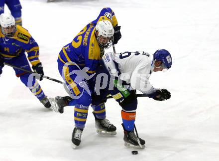Eishockey AHC Division I. Althofen gegen Steindorf.  JAGARINEC, Jakob Lukas  (Althofen), MAURER, Julian  (Steindorf). Althofen, am 3.1.2026.
Foto: Kuess
www.qspictures.net
---
pressefotos, pressefotografie, kuess, qs, qspictures, sport, bild, bilder, bilddatenbank