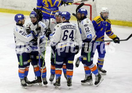 Eishockey AHC Division I. Althofen gegen Steindorf.   Torjubel HOBITSCH, Samuel     (Steindorf). Althofen, am 3.1.2026.
Foto: Kuess
www.qspictures.net
---
pressefotos, pressefotografie, kuess, qs, qspictures, sport, bild, bilder, bilddatenbank