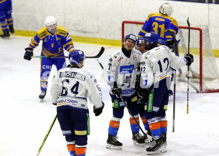 Eishockey AHC Division I. Althofen gegen Steindorf.  Jubel HOBITSCH, Samuel     (Steindorf). Althofen, am 3.1.2026.
Foto: Kuess
www.qspictures.net
---
pressefotos, pressefotografie, kuess, qs, qspictures, sport, bild, bilder, bilddatenbank