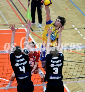 Volleyball CEV Cup.  SK Zadruga Aich/Dob gegen AKAA Volley (FIN).  Jan Jirasek  (Aich/Dob). Bleiburg, am 7.1.2026.
Foto: Kuess
www.qspictures.net
---
pressefotos, pressefotografie, kuess, qs, qspictures, sport, bild, bilder, bilddatenbank