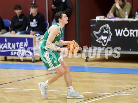 Basketball 2. Liga 2025/2026. Grunddurchgang 12. Runde.  Woerthersee Piraten gegen Basketball Klub Rapid Wien. Samuel Camagni (Wien). Klagenfurt, am 6.1.2026
Foto: Kuess
---
pressefotos, pressefotografie, kuess, qs, qspictures, sport, bild, bilder, bilddatenbank