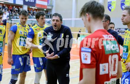 Volleyball CEV Cup.  SK Zadruga Aich/Dob gegen AKAA Volley (FIN).  Trainer Matjaz Hafner  (Aich/Dob). Bleiburg, am 7.1.2026.
Foto: Kuess
www.qspictures.net
---
pressefotos, pressefotografie, kuess, qs, qspictures, sport, bild, bilder, bilddatenbank