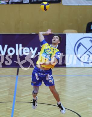 Volleyball CEV Cup.  SK Zadruga Aich/Dob gegen AKAA Volley (FIN). Kristers Landzans  (Aich/Dob). Bleiburg, am 7.1.2026.
Foto: Kuess
www.qspictures.net
---
pressefotos, pressefotografie, kuess, qs, qspictures, sport, bild, bilder, bilddatenbank