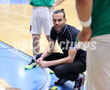 Basketball 2. Liga 2025/2026. Grunddurchgang 13. Runde.  KOS Celovec gegen BK Mattersburg Rocks.  Trainer Dalibor Cevriz (KOS). Klagenfurt, am 10.1.2026
Foto: Kuess
---
pressefotos, pressefotografie, kuess, qs, qspictures, sport, bild, bilder, bilddatenbank