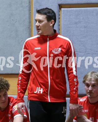 IFL Floorball.  KAC gegen VSV.  Trainer Janne Hukka (KAC). Klagenfurt, am 10.1.2026.
Foto: Kuess
www.qspictures.net
---
pressefotos, pressefotografie, kuess, qs, qspictures, sport, bild, bilder, bilddatenbank