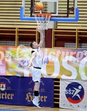 Basketball 2. Liga 2025/2026. Grunddurchgang 13. Runde.  KOS Celovec gegen BK Mattersburg Rocks.  Jernej Andolsek Heine  (KOS),   Klagenfurt, am 10.1.2026
Foto: Kuess
---
pressefotos, pressefotografie, kuess, qs, qspictures, sport, bild, bilder, bilddatenbank