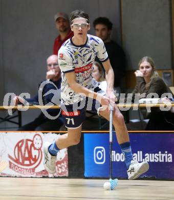 IFL Floorball.  KAC gegen VSV.  Leon Widnig   (VSV). Klagenfurt, am 10.1.2026.
Foto: Kuess
www.qspictures.net
---
pressefotos, pressefotografie, kuess, qs, qspictures, sport, bild, bilder, bilddatenbank