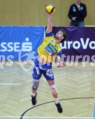 Volleyball CEV Cup.  SK Zadruga Aich/Dob gegen AKAA Volley (FIN). Jan Jirasek (Aich/Dob). Bleiburg, am 7.1.2026.
Foto: Kuess
www.qspictures.net
---
pressefotos, pressefotografie, kuess, qs, qspictures, sport, bild, bilder, bilddatenbank