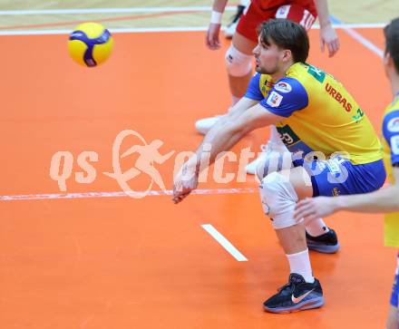 Volleyball CEV Cup.  SK Zadruga Aich/Dob gegen AKAA Volley (FIN). Jan Jirasek  (Aich/Dob). Bleiburg, am 7.1.2026.
Foto: Kuess
www.qspictures.net
---
pressefotos, pressefotografie, kuess, qs, qspictures, sport, bild, bilder, bilddatenbank