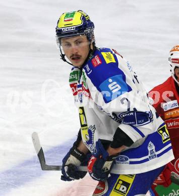 Eishockey ICE Bundesliga.  Winn2day ICE Hockey League. KAC gegen VSV.   Dylan Macpherson  (VSV). Klagenfurt, am 27.12.2025.
Foto: Kuess
www.qspictures.net
---
pressefotos, pressefotografie, kuess, qs, qspictures, sport, bild, bilder, bilddatenbank