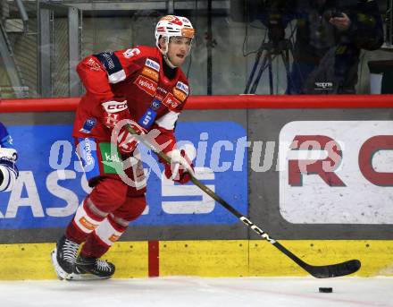 Eishockey ICE Bundesliga.  Winn2day ICE Hockey League. KAC gegen VSV. Simeon Schwinger  (KAC). Klagenfurt, am 27.12.2025.
Foto: Kuess
www.qspictures.net
---
pressefotos, pressefotografie, kuess, qs, qspictures, sport, bild, bilder, bilddatenbank