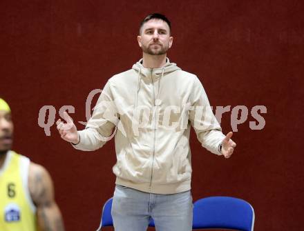 Basketball 2. Liga 2025/2026. Grunddurchgang 15. Runde.  Woerthersee Piraten gegen Vienna United.  Trainer Nemanja Nikolic  (Vienna). Klagenfurt, am 24.1.2026
Foto: Kuess
---
pressefotos, pressefotografie, kuess, qs, qspictures, sport, bild, bilder, bilddatenbank