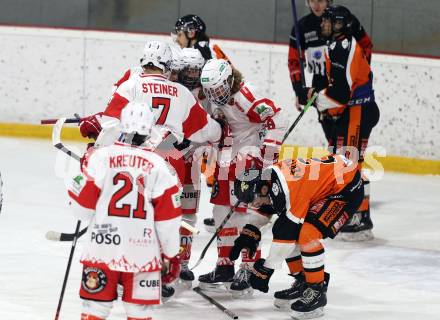 Eishockey AHC Division I.  ESV Ferlach gegen USC Pirates Velden.  Torjubel Thomas Steiner, Markus Steiner  (Ferlach),    (Velden). Ferlach, am 30.1.2026
Foto: Kuess
www.qspictures.net
---
pressefotos, pressefotografie, kuess, qs, qspictures, sport, bild, bilder, bilddatenbank