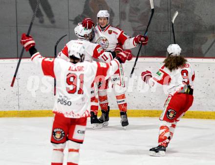 Eishockey AHC Division I.  ESV Ferlach gegen USC Pirates Velden.  Torjubel Zintis Nauris Zusevics  (Ferlach). Ferlach, am 30.1.2026
Foto: Kuess
www.qspictures.net
---
pressefotos, pressefotografie, kuess, qs, qspictures, sport, bild, bilder, bilddatenbank