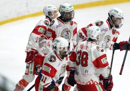 Eishockey AHC Division I.  ESV Ferlach gegen USC Pirates Velden.  Torjubel Adis Alagic  (Ferlach). Ferlach, am 30.1.2026
Foto: Kuess
www.qspictures.net
---
pressefotos, pressefotografie, kuess, qs, qspictures, sport, bild, bilder, bilddatenbank