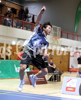 Badminton. Oesterreichische Meisterschaften.  Martin Zhang.  Klagenfurt, am 30.1.2026
Foto: Kuess
www.qspictures.net
---
pressefotos, pressefotografie, kuess, qs, qspictures, sport, bild, bilder, bilddatenbank