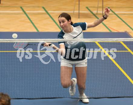 Badminton. Oesterreichische Meisterschaften.  Naomi Zedrosser.   Klagenfurt, am 30.1.2026
Foto: Kuess
www.qspictures.net
---
pressefotos, pressefotografie, kuess, qs, qspictures, sport, bild, bilder, bilddatenbank