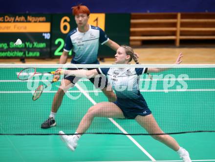 Badminton. Oesterreichische Meisterschaften.  Laura Hasenbichler, Simon Yu Xuan Wang.   Klagenfurt, am 30.1.2026
Foto: Kuess
www.qspictures.net
---
pressefotos, pressefotografie, kuess, qs, qspictures, sport, bild, bilder, bilddatenbank