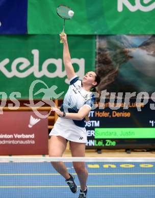 Badminton. Oesterreichische Meisterschaften.  Denise Hofer   Klagenfurt, am 30.1.2026
Foto: Kuess
www.qspictures.net
---
pressefotos, pressefotografie, kuess, qs, qspictures, sport, bild, bilder, bilddatenbank
