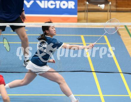 Badminton. Oesterreichische Meisterschaften.   Ziling Zhan.   Klagenfurt, am 30.1.2026
Foto: Kuess
www.qspictures.net
---
pressefotos, pressefotografie, kuess, qs, qspictures, sport, bild, bilder, bilddatenbank