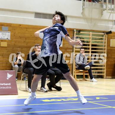 Badminton. Oesterreichische Meisterschaften.  Martin Zhang.  Klagenfurt, am 30.1.2026
Foto: Kuess
www.qspictures.net
---
pressefotos, pressefotografie, kuess, qs, qspictures, sport, bild, bilder, bilddatenbank