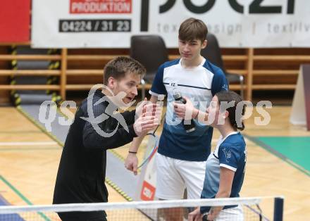 Badminton. Oesterreichische Meisterschaften.  Martin Cerkovnik, Jakob Mayerhofer, Naomi Zedrosser.   Klagenfurt, am 30.1.2026
Foto: Kuess
www.qspictures.net
---
pressefotos, pressefotografie, kuess, qs, qspictures, sport, bild, bilder, bilddatenbank
