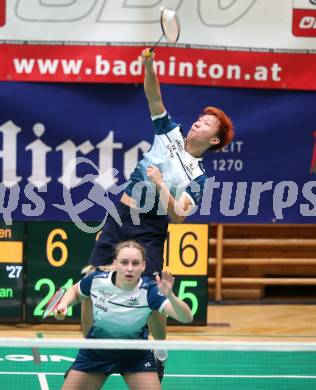Badminton. Oesterreichische Meisterschaften.  Laura Hasenbichler,  Simon Yu Xuan Wang     Klagenfurt, am 30.1.2026
Foto: Kuess
www.qspictures.net
---
pressefotos, pressefotografie, kuess, qs, qspictures, sport, bild, bilder, bilddatenbank
