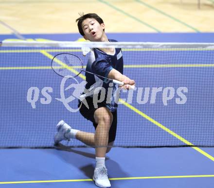Badminton. Oesterreichische Meisterschaften.  Martin Zhang.  Klagenfurt, am 30.1.2026
Foto: Kuess
www.qspictures.net
---
pressefotos, pressefotografie, kuess, qs, qspictures, sport, bild, bilder, bilddatenbank