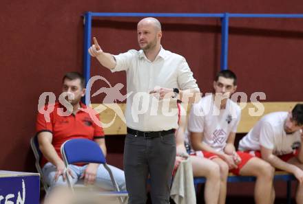 Basketball 2. Liga 2025/2026. Grunddurchgang 16. Runde.  KOS Celovec gegen Upper Austrian Ballers. Trainer Paul Filzmoser   (Austrian Ballers). Klagenfurt, am 31.1.2026
Foto: Kuess
---
pressefotos, pressefotografie, kuess, qs, qspictures, sport, bild, bilder, bilddatenbank