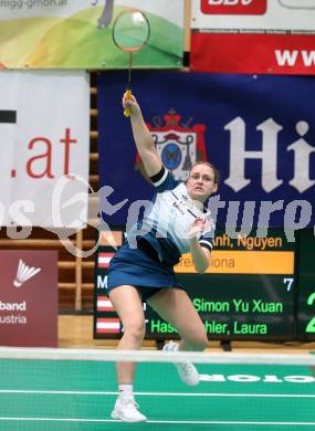 Badminton. Oesterreichische Meisterschaften.  Laura Hasenbichler.   Klagenfurt, am 30.1.2026
Foto: Kuess
www.qspictures.net
---
pressefotos, pressefotografie, kuess, qs, qspictures, sport, bild, bilder, bilddatenbank