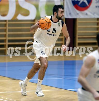 Basketball 2. Liga 2025/2026. Grunddurchgang 16. Runde.  KOS Celovec gegen Upper Austrian Ballers.  Marin Sliskovic  (KOS),  Klagenfurt, am 31.1.2026
Foto: Kuess
---
pressefotos, pressefotografie, kuess, qs, qspictures, sport, bild, bilder, bilddatenbank