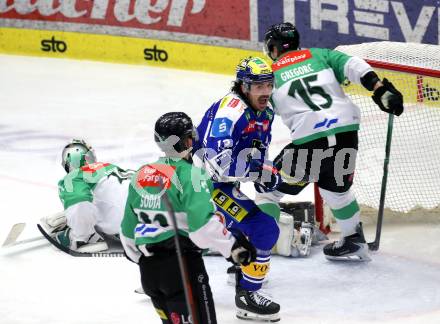 Eishockey ICE Bundesliga.  Winn2day ICE Hockey League. VSV gegen Olimpija Ljubljana.  Torjubel Adam Helewka  (VSV). Klagenfurt, am 1.2..2026
Foto: Kuess
www.qspictures.net
---
pressefotos, pressefotografie, kuess, qs, qspictures, sport, bild, bilder, bilddatenbank