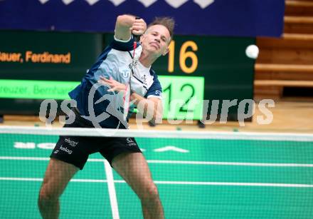 Badminton. Oesterreichische Meisterschaften.  Bernhard Kreuzer.    Klagenfurt, am 30.1.2026
Foto: Kuess
www.qspictures.net
---
pressefotos, pressefotografie, kuess, qs, qspictures, sport, bild, bilder, bilddatenbank