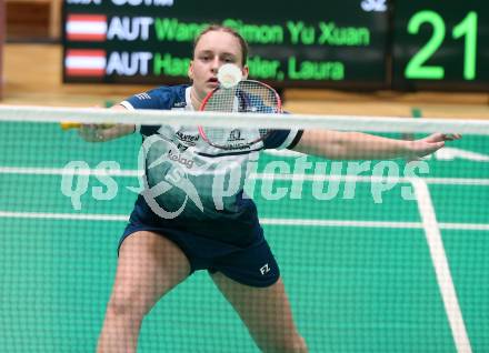 Badminton. Oesterreichische Meisterschaften.  Laura Hasenbichler.     Klagenfurt, am 30.1.2026
Foto: Kuess
www.qspictures.net
---
pressefotos, pressefotografie, kuess, qs, qspictures, sport, bild, bilder, bilddatenbank