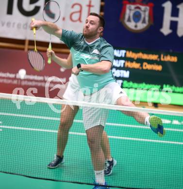 Badminton. Oesterreichische Meisterschaften.  Lukas Mayrhauser.    Klagenfurt, am 30.1.2026
Foto: Kuess
www.qspictures.net
---
pressefotos, pressefotografie, kuess, qs, qspictures, sport, bild, bilder, bilddatenbank