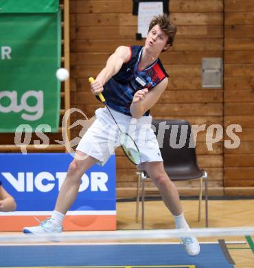 Badminton. Oesterreichische Meisterschaften.  Felix Steinwender.    Klagenfurt, am 30.1.2026
Foto: Kuess
www.qspictures.net
---
pressefotos, pressefotografie, kuess, qs, qspictures, sport, bild, bilder, bilddatenbank