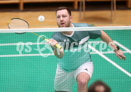 Badminton. Oesterreichische Meisterschaften.  Lukas Mayrhauser.    Klagenfurt, am 30.1.2026
Foto: Kuess
www.qspictures.net
---
pressefotos, pressefotografie, kuess, qs, qspictures, sport, bild, bilder, bilddatenbank
