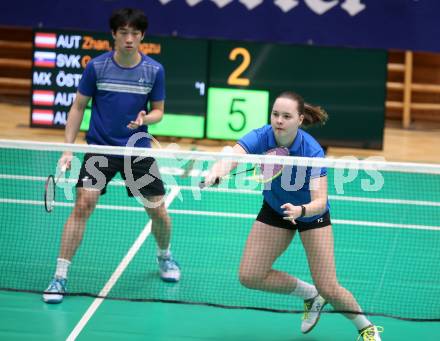 Badminton. Oesterreichische Meisterschaften.  Shanzu Zhan, Natalia Galova.    Klagenfurt, am 30.1.2026
Foto: Kuess
www.qspictures.net
---
pressefotos, pressefotografie, kuess, qs, qspictures, sport, bild, bilder, bilddatenbank