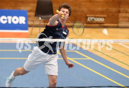 Badminton. Oesterreichische Meisterschaften.  Felix Steinwender.    Klagenfurt, am 30.1.2026
Foto: Kuess
www.qspictures.net
---
pressefotos, pressefotografie, kuess, qs, qspictures, sport, bild, bilder, bilddatenbank