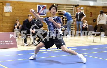 Badminton. Oesterreichische Meisterschaften.  Martin Zhang.  Klagenfurt, am 30.1.2026
Foto: Kuess
www.qspictures.net
---
pressefotos, pressefotografie, kuess, qs, qspictures, sport, bild, bilder, bilddatenbank