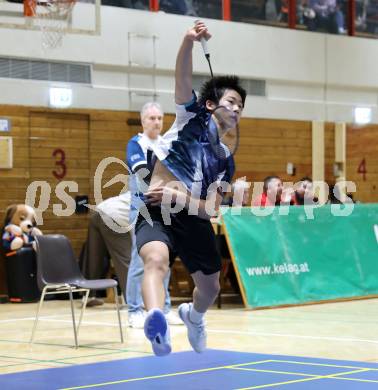 Badminton. Oesterreichische Meisterschaften.  Martin Zhang.  Klagenfurt, am 30.1.2026
Foto: Kuess
www.qspictures.net
---
pressefotos, pressefotografie, kuess, qs, qspictures, sport, bild, bilder, bilddatenbank
