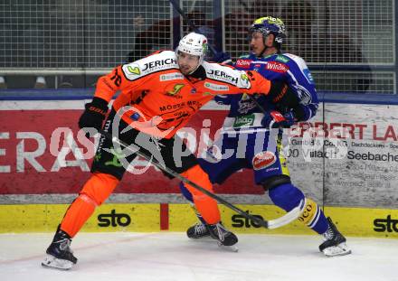 Eishockey ICE Bundesliga.  Winn2day ICE Hockey League. VSV gegen Graz99ers  Dylan Macpherson (VSV),  Paul Stapelfeldt  (Graz). Villach, am 30.12.2025.
Foto: Kuess
www.qspictures.net
---
pressefotos, pressefotografie, kuess, qs, qspictures, sport, bild, bilder, bilddatenbank