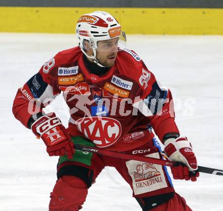 Eishockey ICE Bundesliga.  Winn2day ICE Hockey League. KAC gegen HC Falkenstein Pustertal  Daniel Obersteiner (KAC). Klagenfurt, am 5.1.2026
Foto: Kuess
www.qspictures.net
---
pressefotos, pressefotografie, kuess, qs, qspictures, sport, bild, bilder, bilddatenbank
