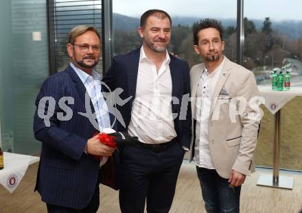 Fussball 2. Liga. Pressekonferenz AK Austria Klagenfurt. Helmut Kaltenegger, Zeljko Karajica,  Matthias Dollinger. . Klagenfurt, am 6.2..2026
Foto: Kuess
www.qspictures.net
---
pressefotos, pressefotografie, kuess, qs, qspictures, sport, bild, bilder, bilddatenbank