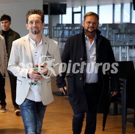 Fussball 2. Liga. Pressekonferenz AK Austria Klagenfurt. Matthias Dollinger, Helmut Kaltenegger. . Klagenfurt, am 6.2..2026
Foto: Kuess
www.qspictures.net
---
pressefotos, pressefotografie, kuess, qs, qspictures, sport, bild, bilder, bilddatenbank