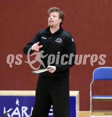 Basketball 2. Liga 2025/2026. Grunddurchgang 17. Runde.  KOS Celovec gegen Union Deutsch Wagram Alligators. Trainer Mark Laurencik  (UDW Alligators). Klagenfurt, am 7.2.2026
Foto: Kuess
---
pressefotos, pressefotografie, kuess, qs, qspictures, sport, bild, bilder, bilddatenbank