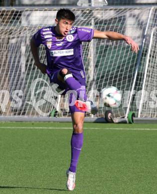 Fussball 2. Liga Testspiel. SK Austria Klagenfurt gegen ND Ilirija.  Aidan Liu  (Klagenfurt).. Klagenfurt, am 13.2.2026
Foto: Kuess
---
pressefotos, pressefotografie, kuess, qs, qspictures, sport, bild, bilder, bilddatenbank