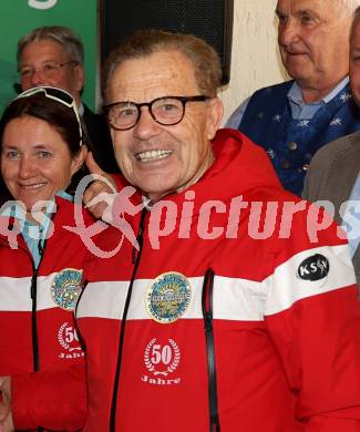 Snowboard. Empfang Silbermedaillengewinnerin bei Olympia Sabine Payer.  Erik Schinegger. Simonhoehe,  am 15.2.2026.
Foto: Kuess
www.qspictures.net
---
pressefotos, pressefotografie, kuess, qs, qspictures, sport, bild, bilder, bilddatenbank